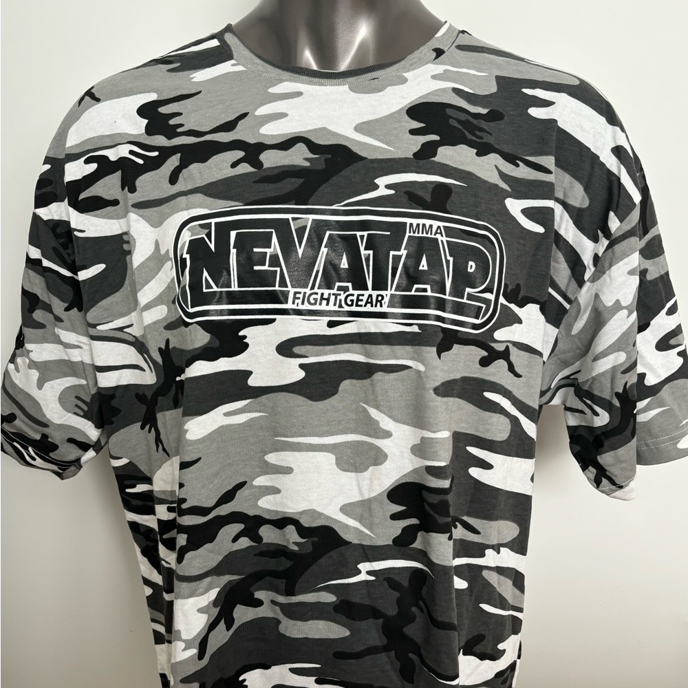 NEW RARE BLUE CAMOUFLAGE MMA MIXED MARTIAL ART T-SHIRT SIZE 2XL NEW NO TAGS